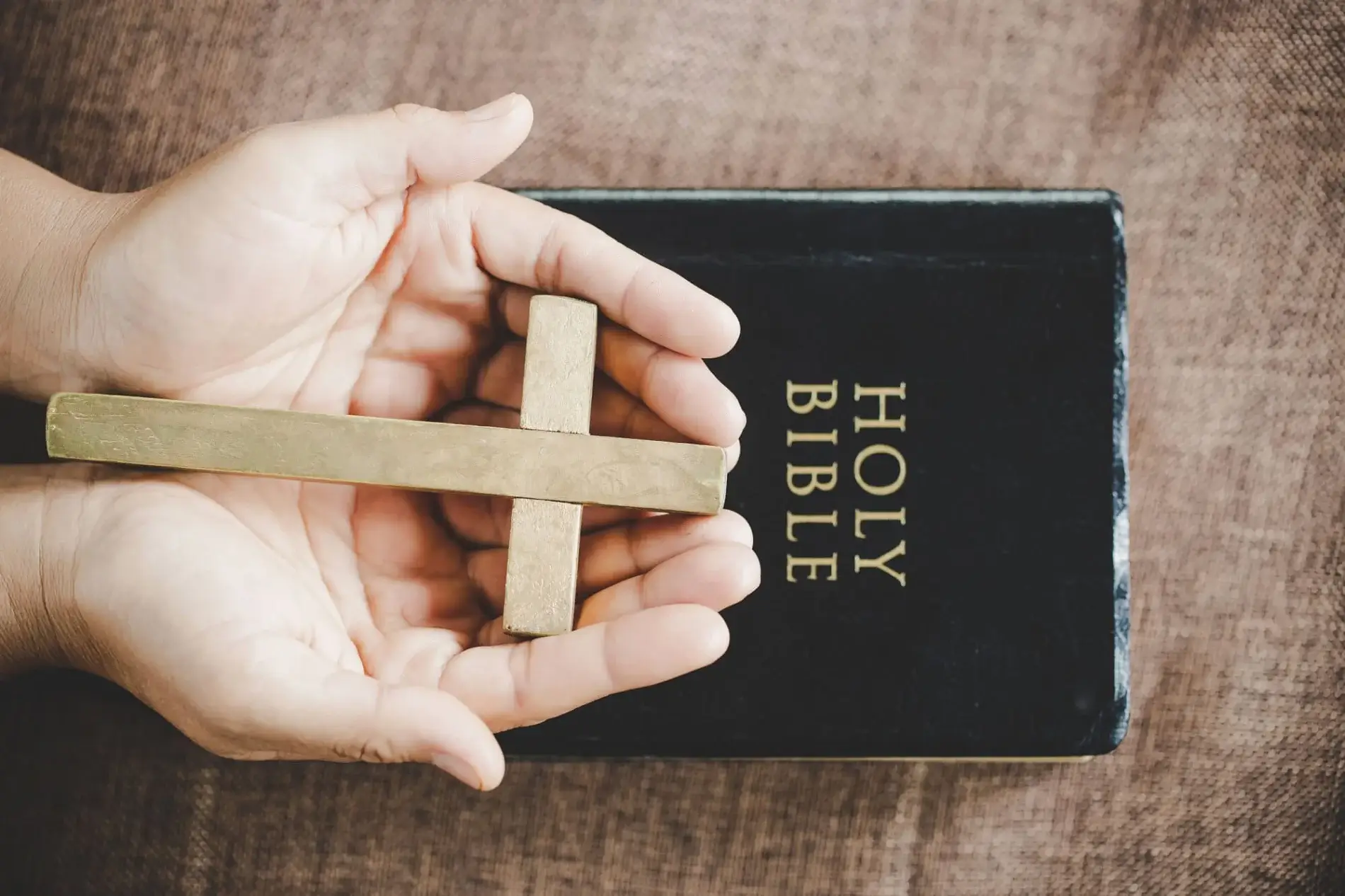 spirituality religion hands folded prayer holy bible church concept faith